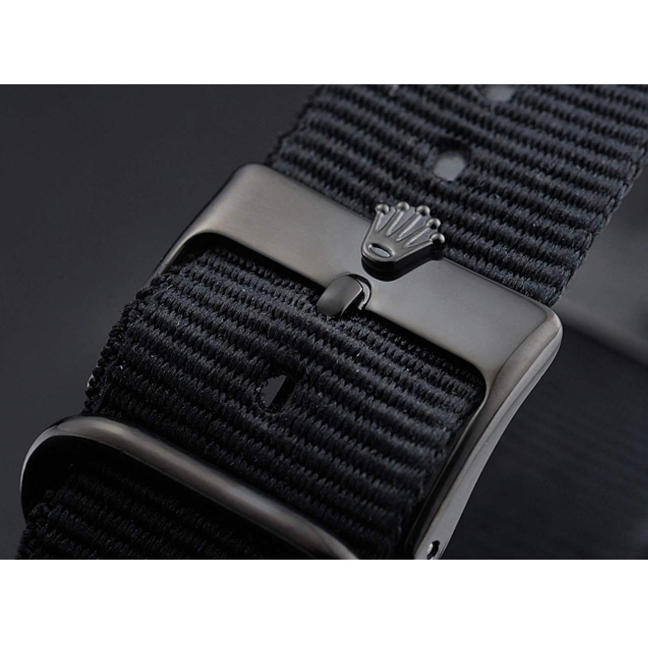 Aaa replica watch Black Strap Nylon Rolex 622000 Milgauss Bamford 0824